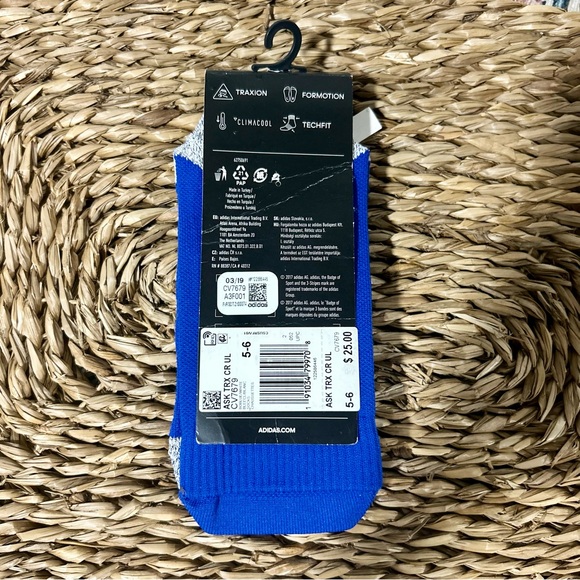 Adidas Parley Traxion Ultralight Socks Shoe size 5-6 - Picture 3 of 5